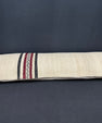 Turkish Hemp Pillow Cushion Natural Beige Black Cushion Cover 14x45 #18063
