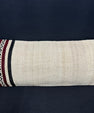 Turkish Hemp Pillow Cushion Natural Beige Black Cushion Cover 14x45 #18063