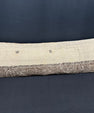 Turkish Hemp Pillow Cushion Natural Beige Gray Cushion Cover 14x45 #18017