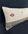 Turkish Hemp Pillow Cushion Natural Beige Gray Cushion Cover 14x45 #18017