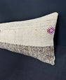 Turkish Hemp Pillow Cushion Natural Beige Gray Cushion Cover 14x45 #18017