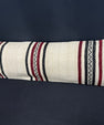 Turkish Hemp Pillow Cushion Natural Beige Black Cushion Cover 14x45 #18068