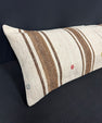 Turkish Hemp Pillow Cushion Natural Beige Brown Cushion Cover 14x45 #18052