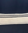 Turkish Hemp Pillow Cushion Natural Beige Black Cushion Cover 14x45 #18010