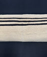 Turkish Hemp Pillow Cushion Natural Beige Black Cushion Cover 14x45 #18010