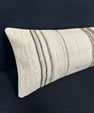 Turkish Hemp Pillow Cushion Natural Beige Brown Cushion Cover 14x45 #18016
