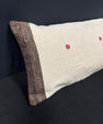 Turkish Hemp Pillow Cushion Natural Beige Brown Cushion Cover 14x45 #18011