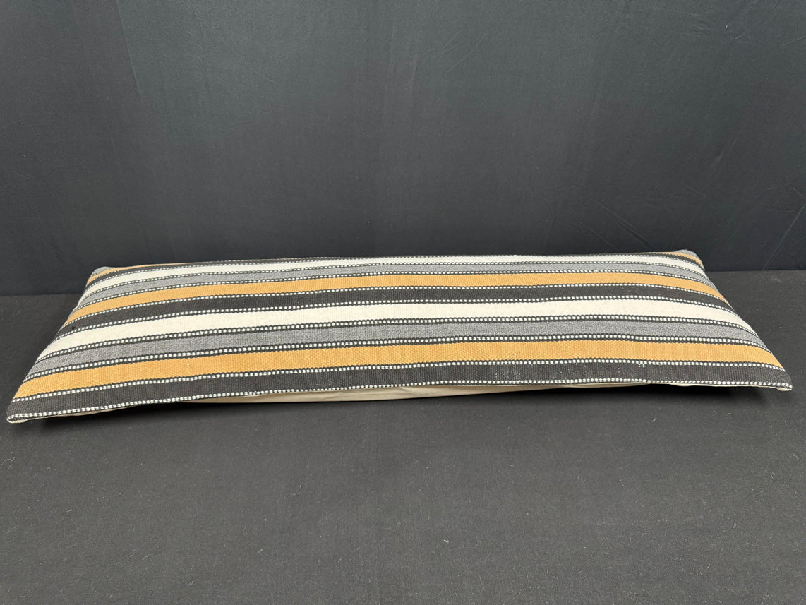 Turkish Hemp Pillow Cushion Natural Beige Brown Cushion Cover 14x45 #18038