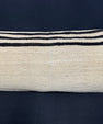 Turkish Hemp Pillow Cushion Natural Beige Black Cushion Cover 14x45 #18055