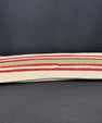 Turkish Hemp Pillow Cushion Natural Beige Red Cushion Cover 14x45 #18045