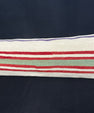 Turkish Hemp Pillow Cushion Natural Beige Red Cushion Cover 14x45 #18045