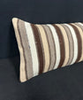 Turkish Hemp Pillow Cushion Natural Beige Brown Cushion Cover 14x45 #18049