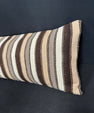 Turkish Hemp Pillow Cushion Natural Beige Brown Cushion Cover 14x45 #18049