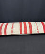Turkish Hemp Pillow Cushion Natural Beige Red Cushion Cover 14x45 #18065