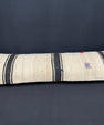 Turkish Hemp Pillow Cushion Natural Beige Black Cushion Cover 14x45 #18071