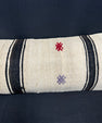 Turkish Hemp Pillow Cushion Natural Beige Black Cushion Cover 14x45 #18071