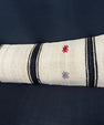 Turkish Hemp Pillow Cushion Natural Beige Black Cushion Cover 14x45 #18071