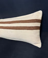 Turkish Hemp Pillow Cushion Natural Beige Brown Cushion Cover 14x45 #18015