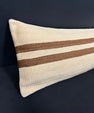 Turkish Hemp Pillow Cushion Natural Beige Brown Cushion Cover 14x45 #18025