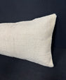 Turkish Hemp Pillow Cushion Natural Beige Sky Blue Cushion Cover 14x45 #18033