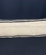 Turkish Hemp Pillow Cushion Natural Beige Black Cushion Cover 14x45 #18037
