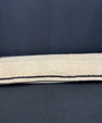 Turkish Hemp Pillow Cushion Natural Beige Black Cushion Cover 14x45 #18037