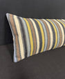 Turkish Hemp Pillow Cushion Natural Beige Brown Cushion Cover 14x45 #18039