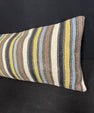 Turkish Hemp Pillow Cushion Natural Beige Brown Cushion Cover 14x45 #18039