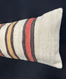Turkish Hemp Pillow Cushion Natural Beige Brown Cushion Cover 14x45 #18044