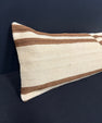 Turkish Hemp Pillow Cushion Natural Beige Brown Cushion Cover 14x45 #18030