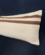 Turkish Hemp Pillow Cushion Natural Beige Brown Cushion Cover 14x45 #18030