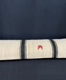 Turkish Hemp Pillow Cushion Natural Beige Black Cushion Cover 14x45 #18007