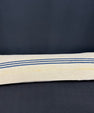 Turkish Hemp Pillow Cushion Natural Beige Blue Cushion Cover 14x45 #18001