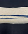 Turkish Hemp Pillow Cushion Natural Beige Blue Cushion Cover 14x45 #18001