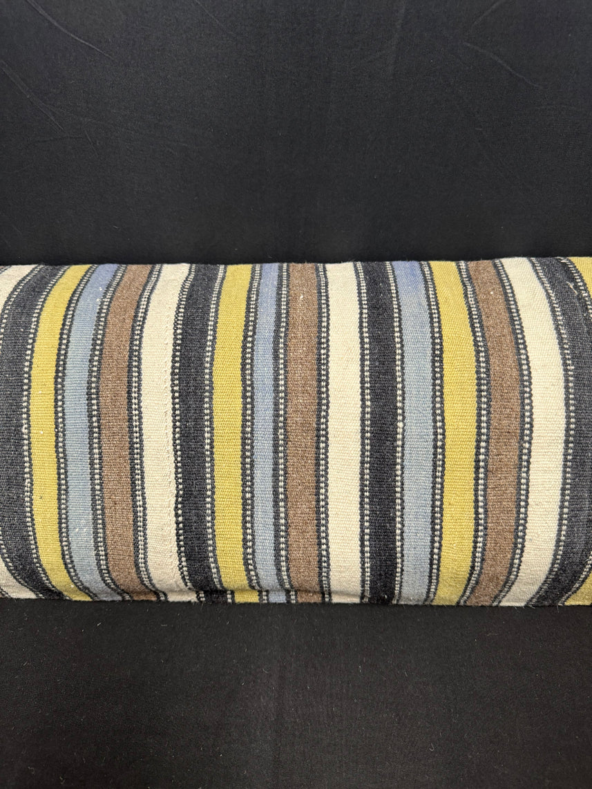 Turkish Hemp Pillow Cushion Natural Beige Brown Cushion Cover 14x45 #18064