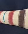 Turkish Hemp Pillow Cushion Natural Beige Brown Cushion Cover 14x40 #30436