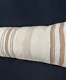 Turkish Hemp Pillow Cushion Natural Beige Brown Cushion Cover 14x40 #30438