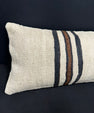Turkish Hemp Pillow Cushion Natural Beige Brown Cushion Cover 14x40 #30472