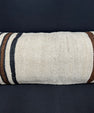 Turkish Hemp Pillow Cushion Natural Beige Brown Cushion Cover 14x40 #30472