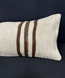 Turkish Hemp Pillow Cushion Natural Beige Brown Cushion Cover 14x40 #30472