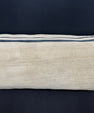 Turkish Hemp Pillow Cushion Natural Beige Blue Cushion Cover 14x40 #30448