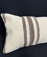 Turkish Hemp Pillow Cushion Natural Beige Brown Cushion Cover 14x40 #30473