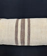 Turkish Hemp Pillow Cushion Natural Beige Brown Cushion Cover 14x40 #30473