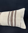 Turkish Hemp Pillow Cushion Natural Beige Brown Cushion Cover 14x40 #30473