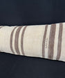 Turkish Hemp Pillow Cushion Natural Beige Brown Cushion Cover 14x40 #30473