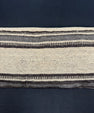 Turkish Hemp Pillow Cushion Natural Beige Black Cushion Cover 14x40 #30474