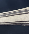 Turkish Hemp Pillow Cushion Natural Beige Black Cushion Cover 14x40 #30474
