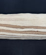 Turkish Hemp Pillow Cushion Natural Beige Brown Cushion Cover 14x40 #30446