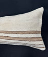 Turkish Hemp Pillow Cushion Natural Beige Brown Cushion Cover 14x40 #30446