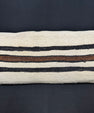 Turkish Hemp Pillow Cushion Natural Beige Black Cushion Cover 14x40 #30461